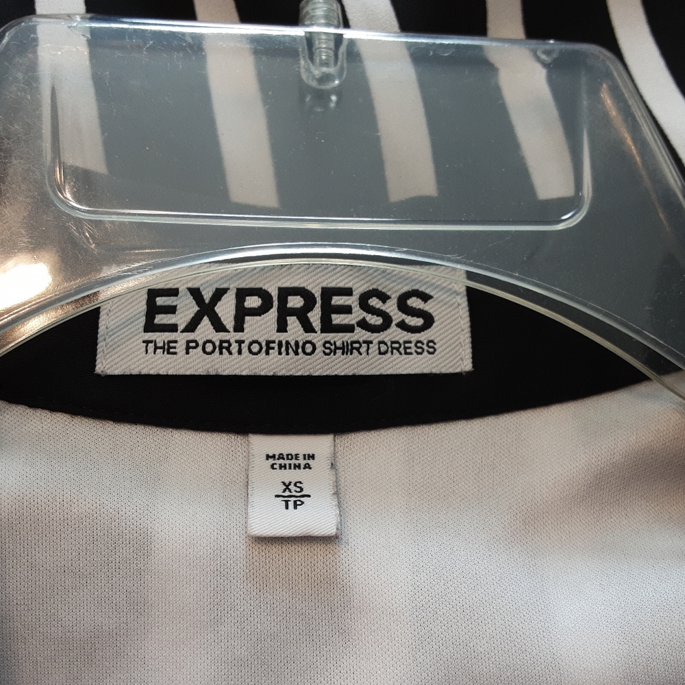 NEW, EXPRESS THE PORTOFIND SHIRT DRESS, SIZE XS - Picture 12 of 16
